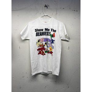 Beanie Babies, Show me the beanies. Vintage promo t-shirt